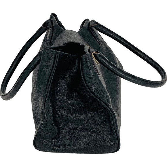 Kate Spade Black Pebbled Leather Bexley Anisha Bag Turn Lock - Picture 4 of 15